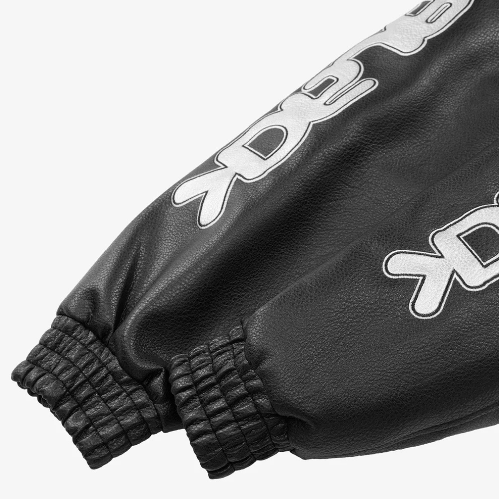 Faux Leather Vintage Street Black Air Jacket