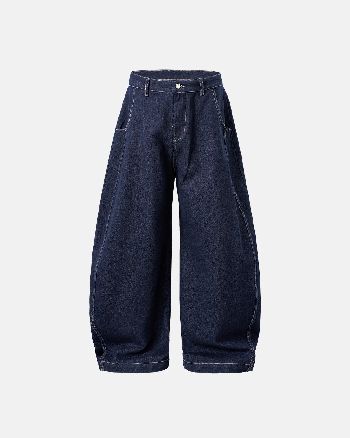 Washed Barrel Baggy Jeans