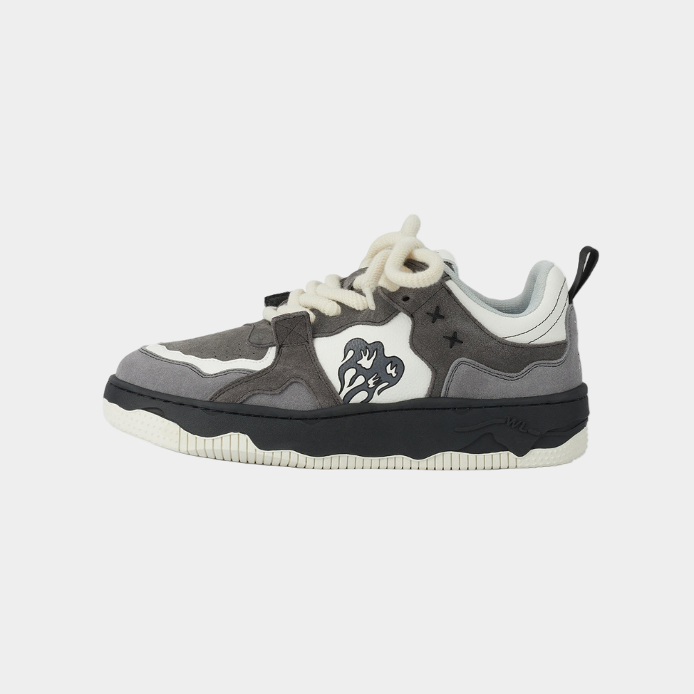 Monochrome Heavy-Duty Sneakers