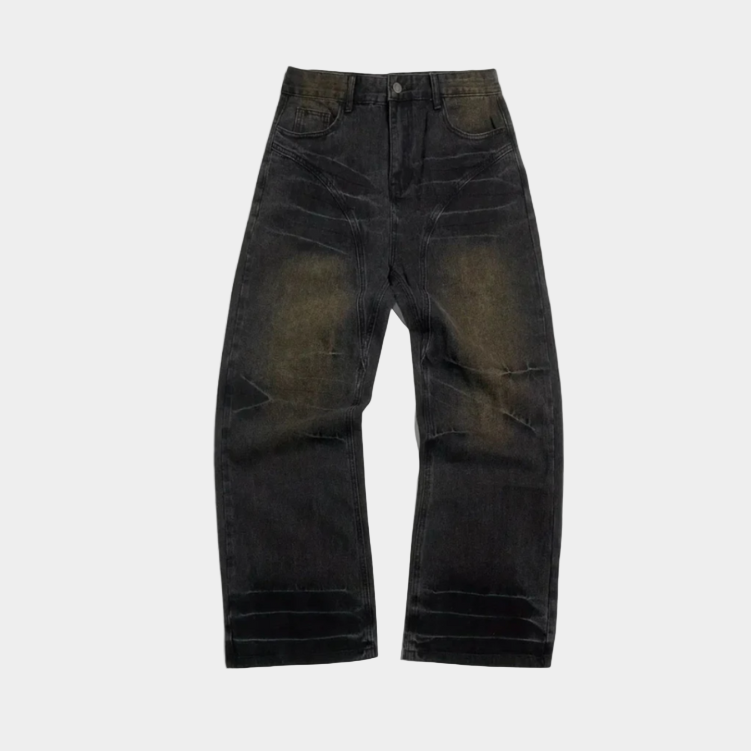 'Weathered' Baggy Jeans