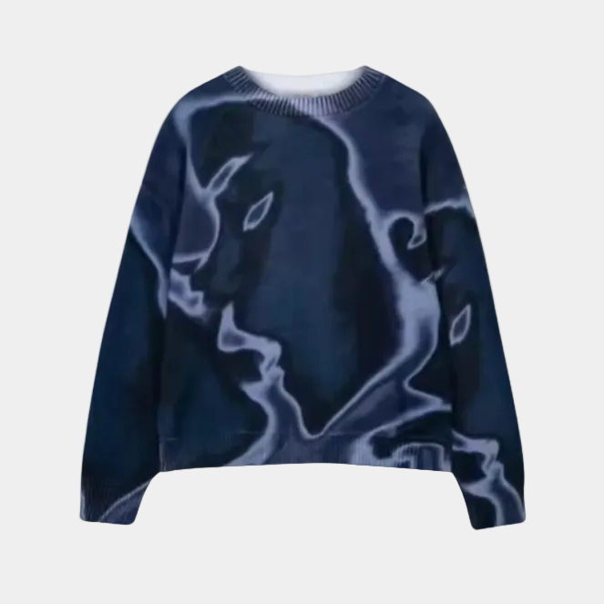 Vortex Graphic Sweatshirt - Purple