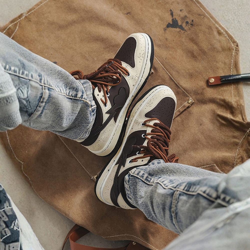 High Street Love Sneakers - Brown