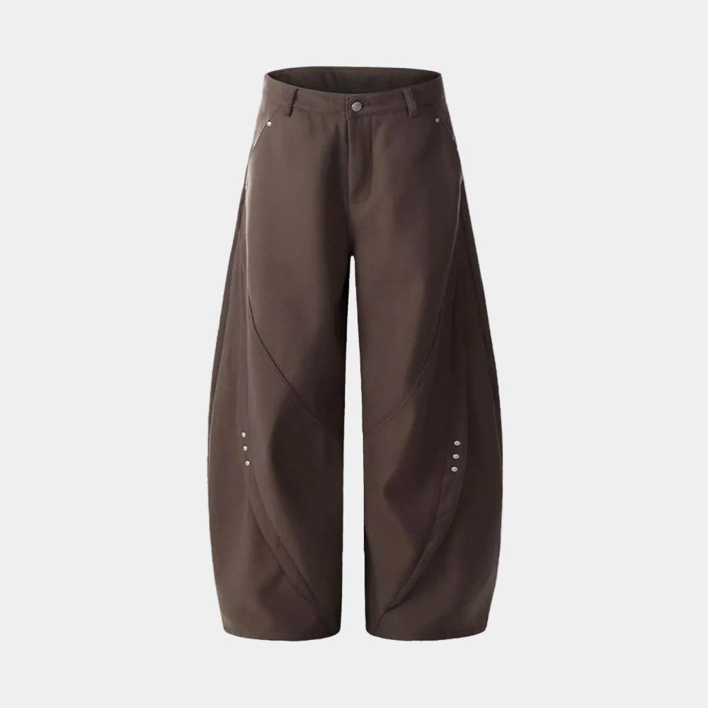 Retro Unisex Barrel Baggy Pants