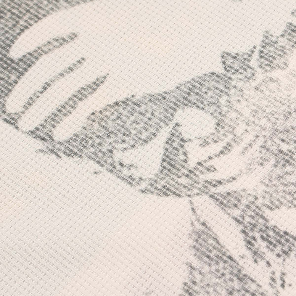 Knit Graphic Crewneck Sweatshirt - Apricot