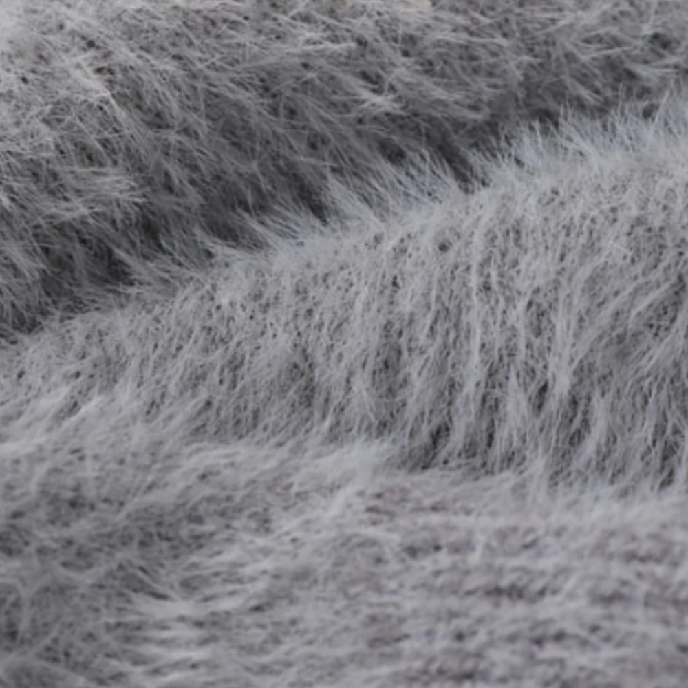 Stellar Splash Knitted Sweater - Gray