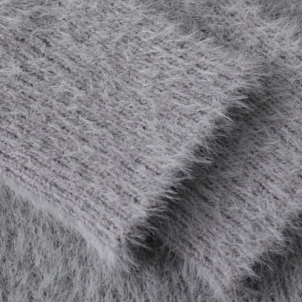 Stellar Splash Knitted Sweater - Gray