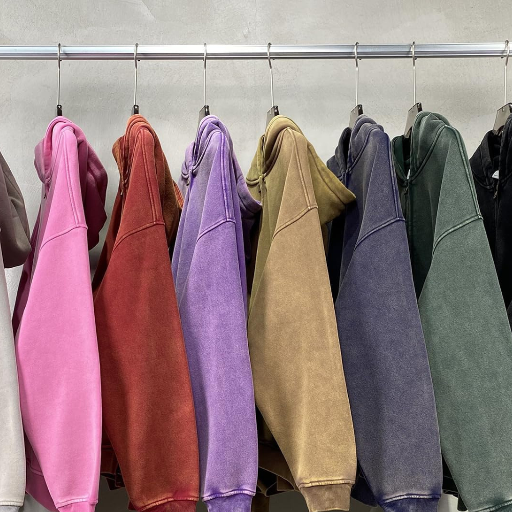 Heavyweight Zipped Hoodie - Purple