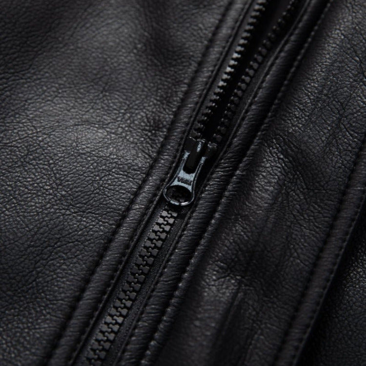 NEWGRMTNS x Sade Faux Leather Bomber Jacket