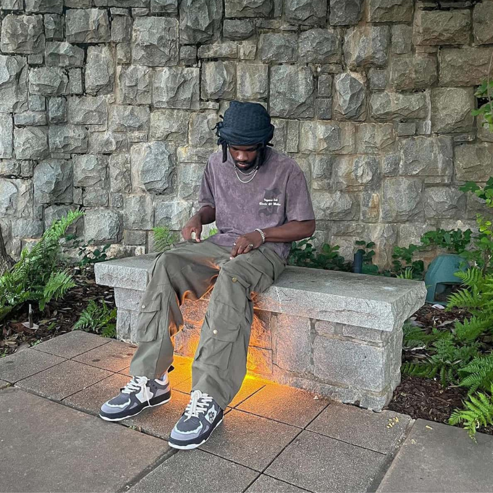 Monochrome Heavy-Duty Sneakers