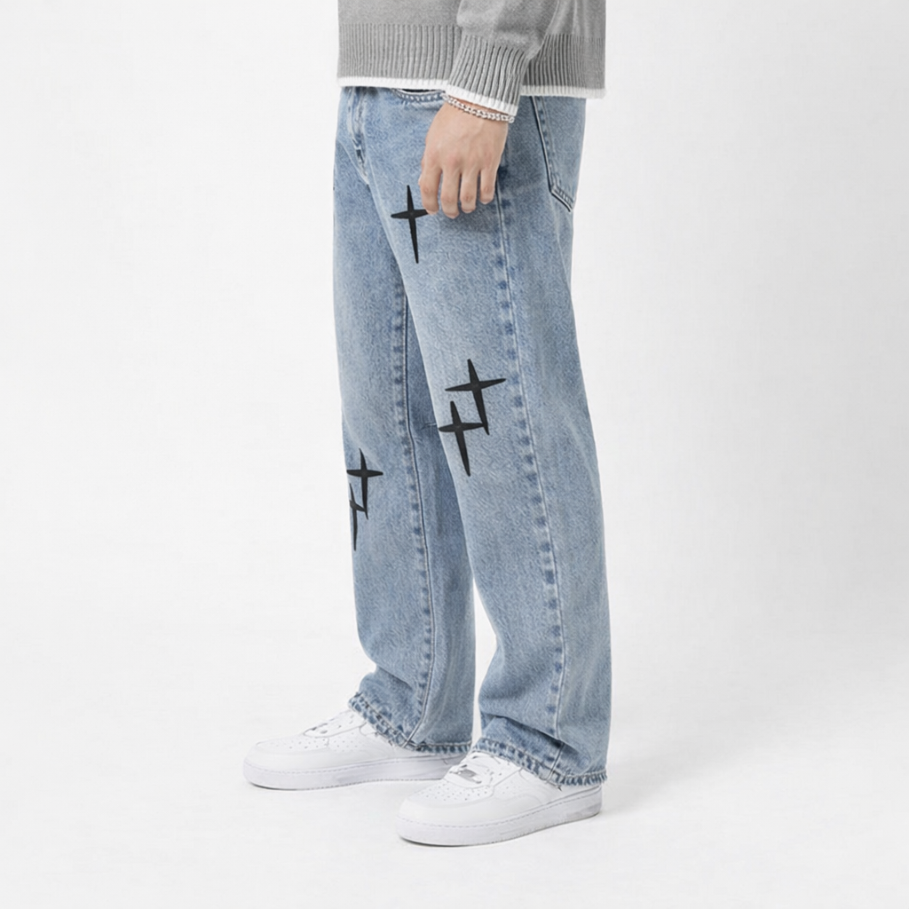 Crossed Streetwear Jeans
