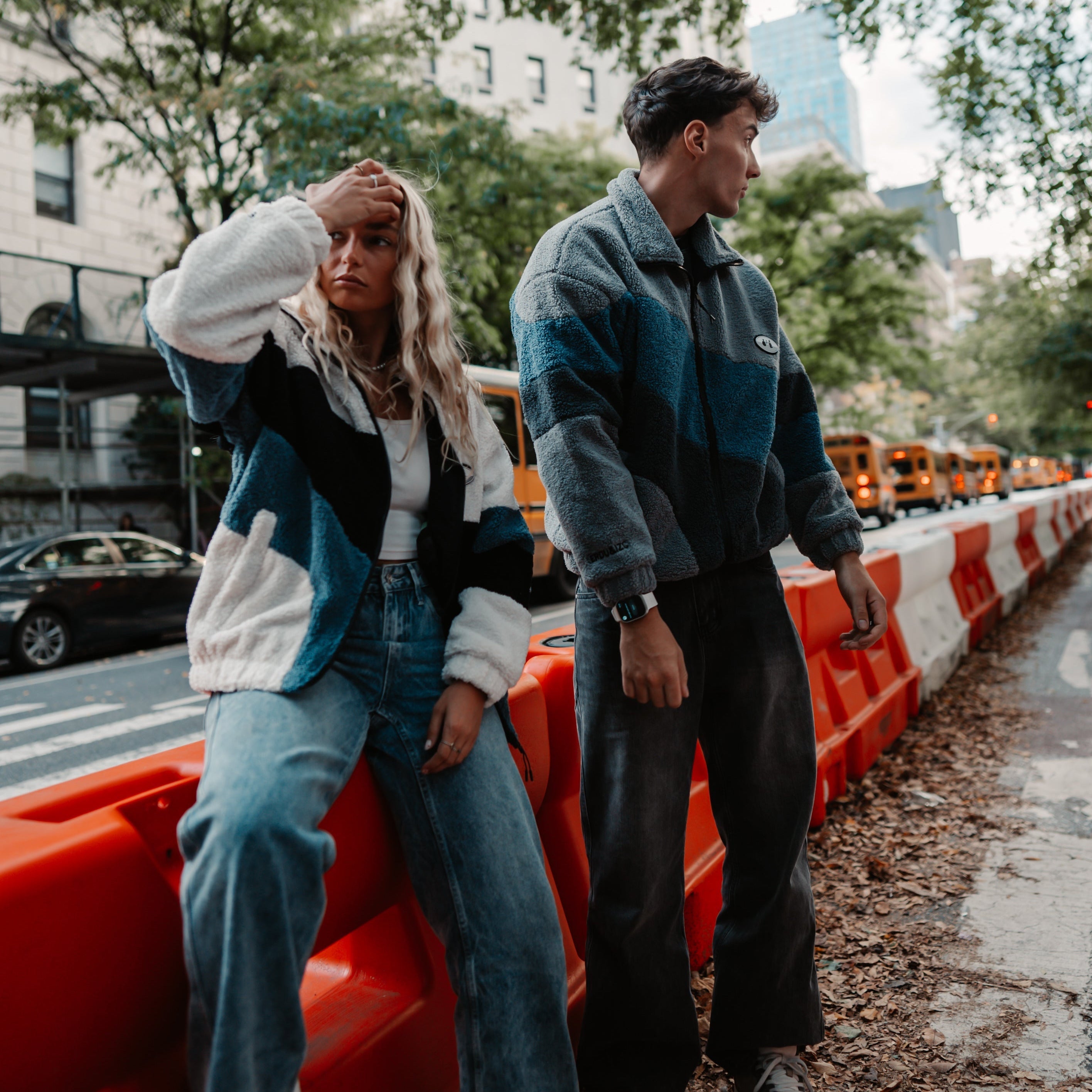 Valento x Fuzzy Retro Fleece Jacket