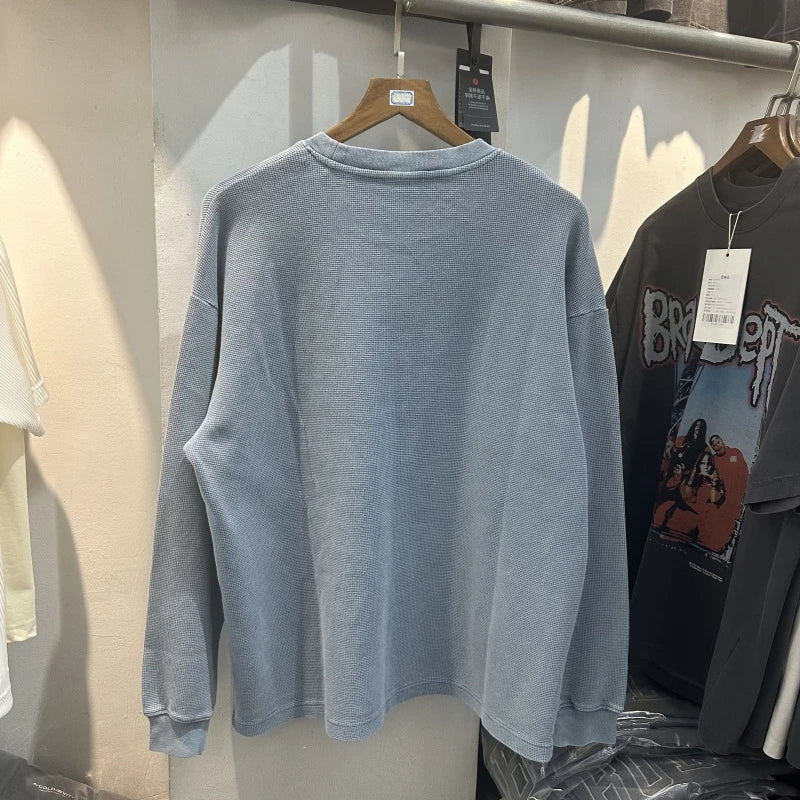 Waffle Pocket Long-Sleeve