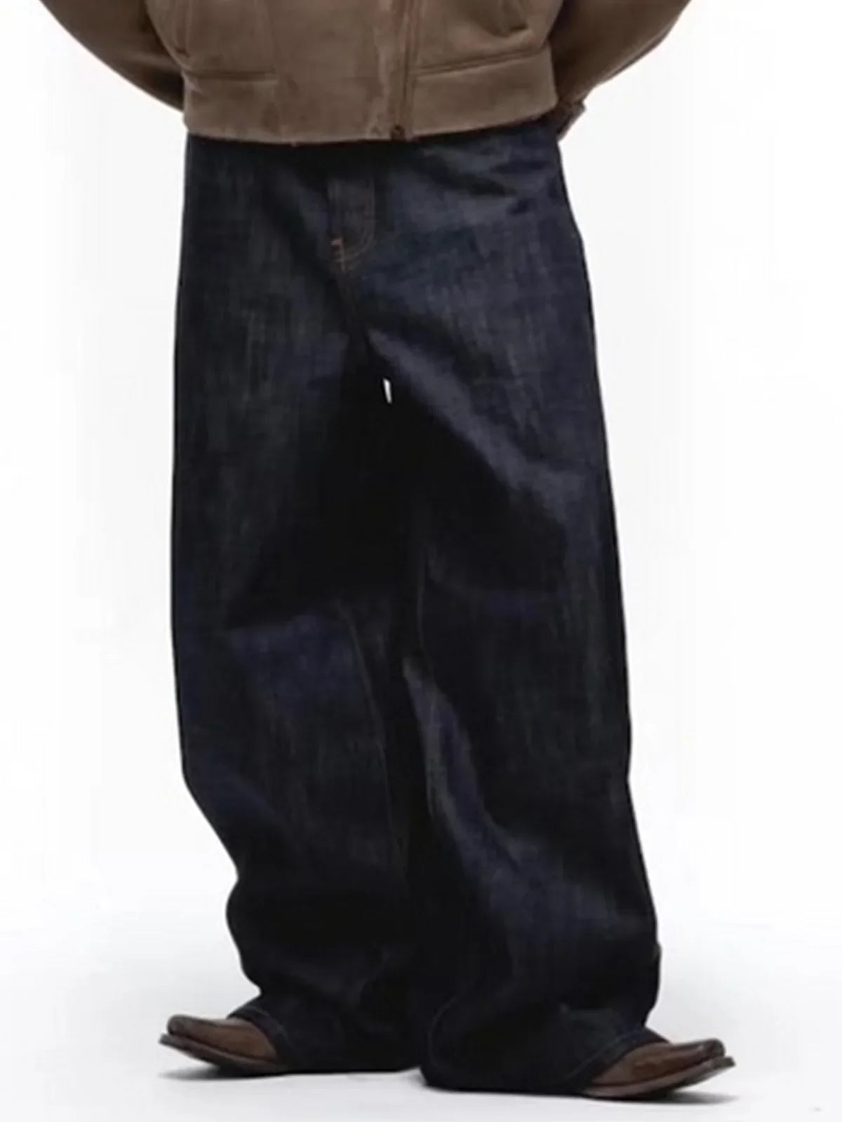 Heavyweight baggy trousers
