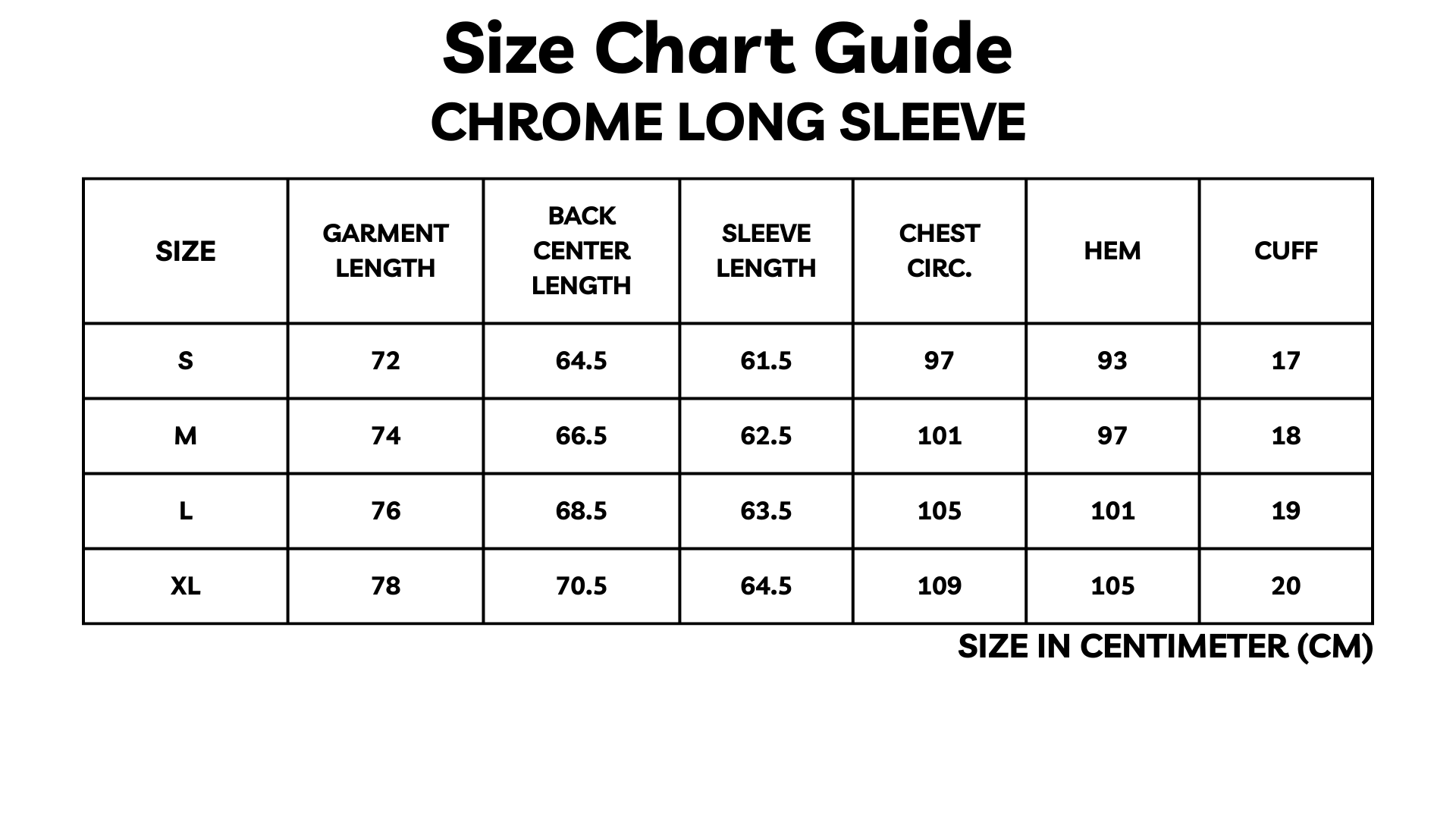 Chrome Classic Longsleeve