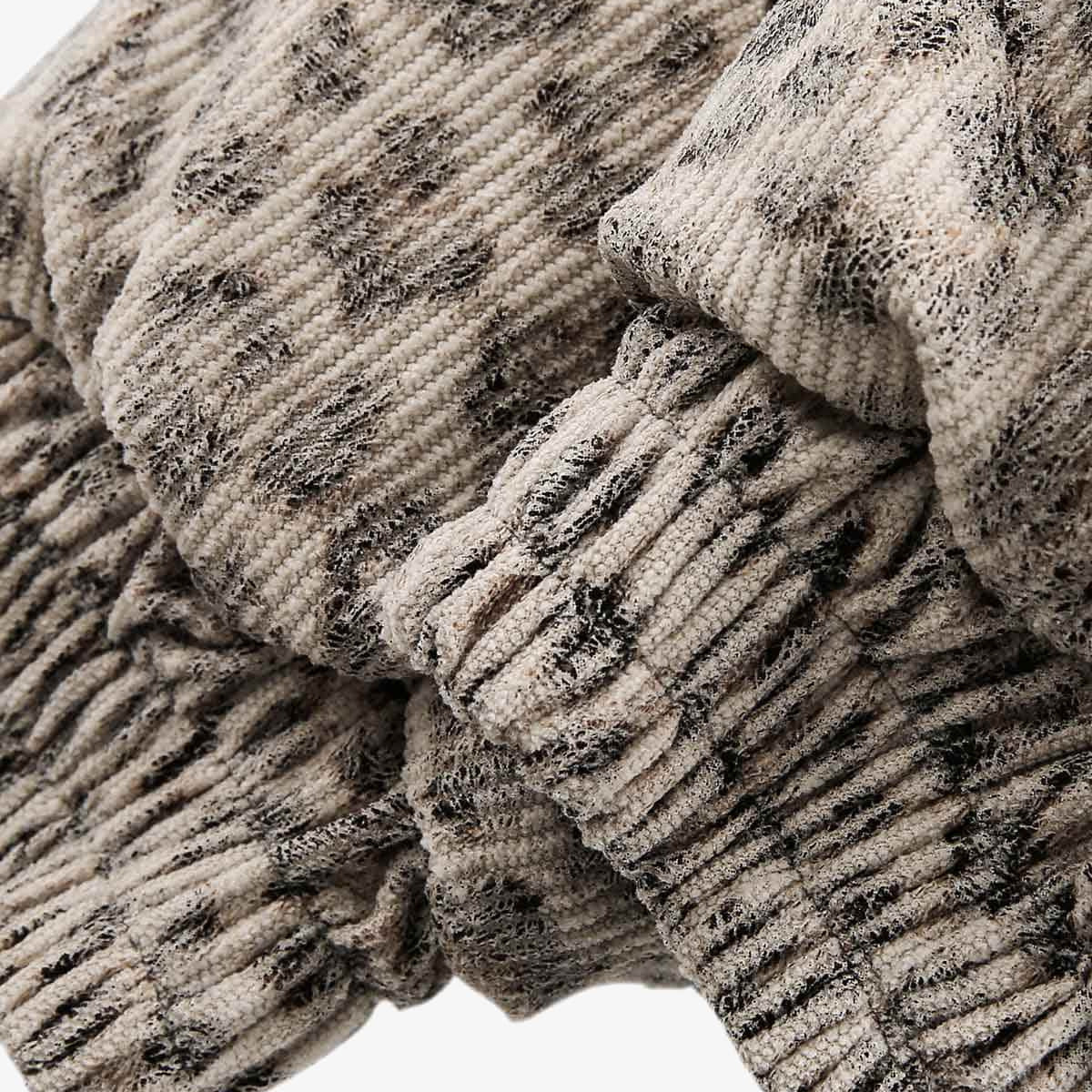 Cotton Cheetah Print Mink Fur Hooded Jacket - 2270