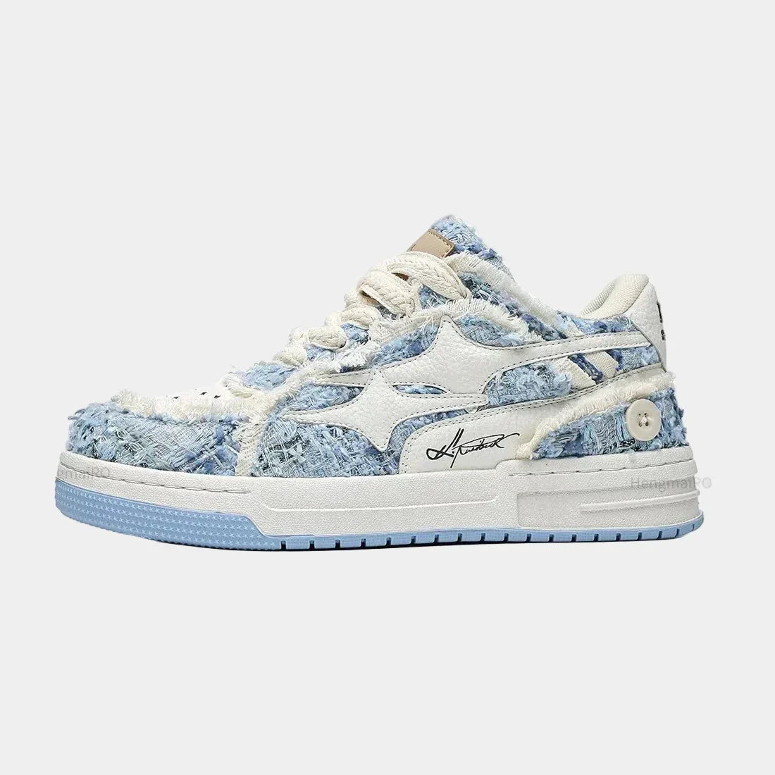 Fur sneakers