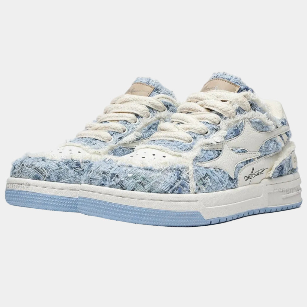 Fur sneakers