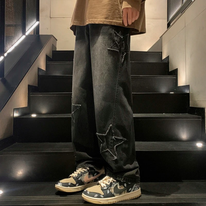 Wide-Leg Streetwear Jeans