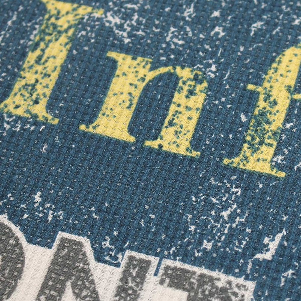 Knit Graphic Crewneck Sweatshirt - Apricot