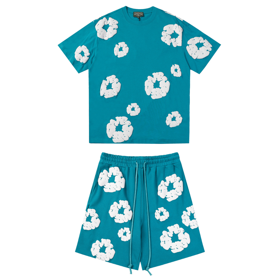 Denim Trs Dazzling Short set