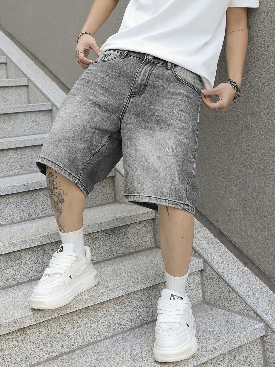 Jayce - Denim Jorts