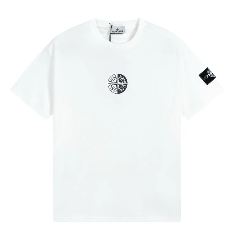 Stone Monochromatic Patch T-shirt