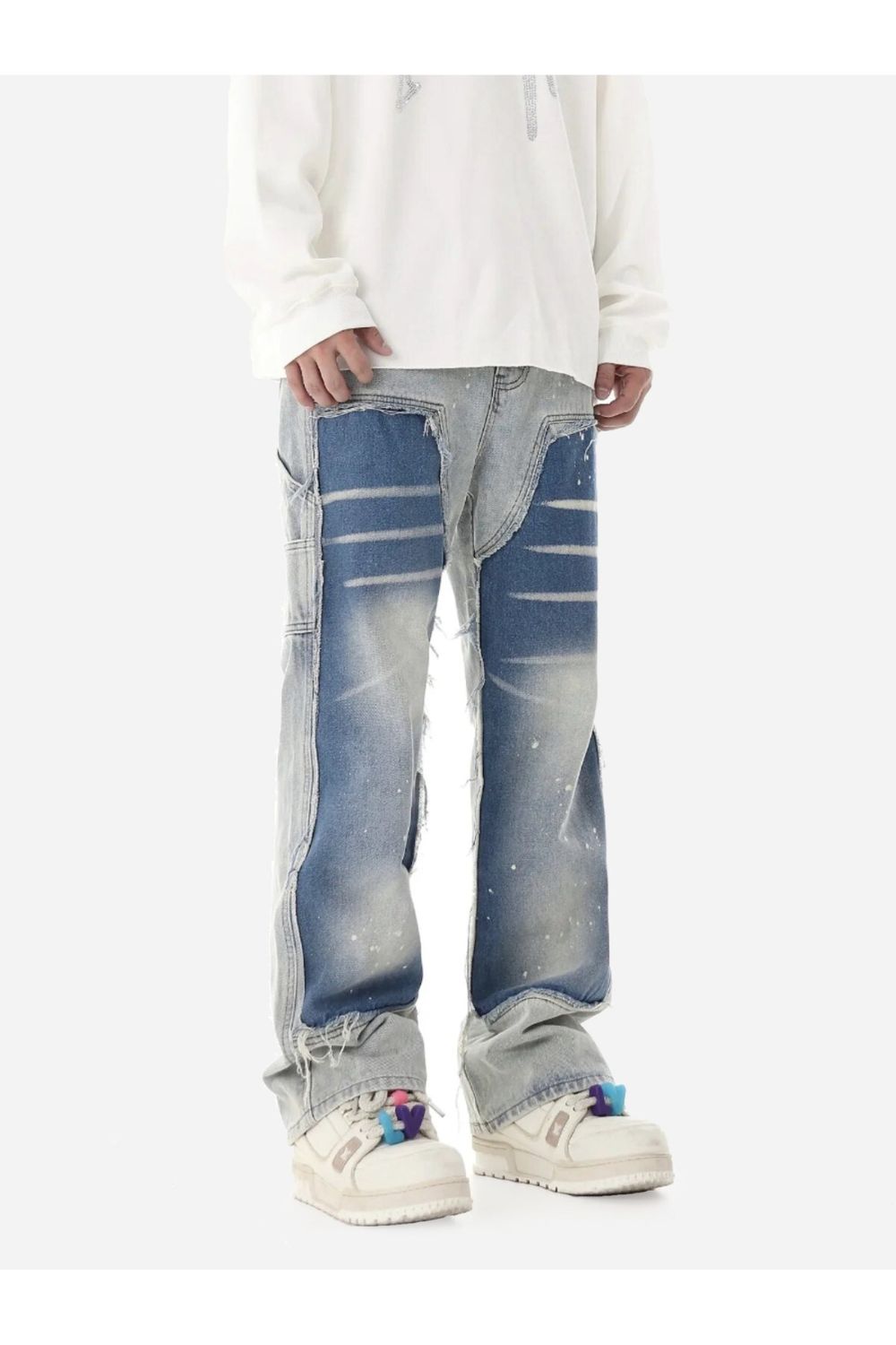 Jeans With Pant Design