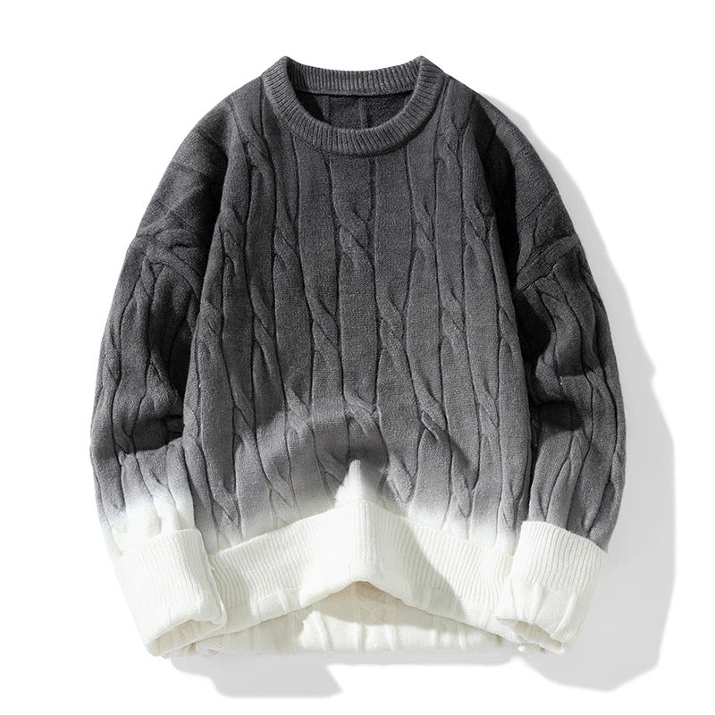 Premium Gradient Knit Pullover