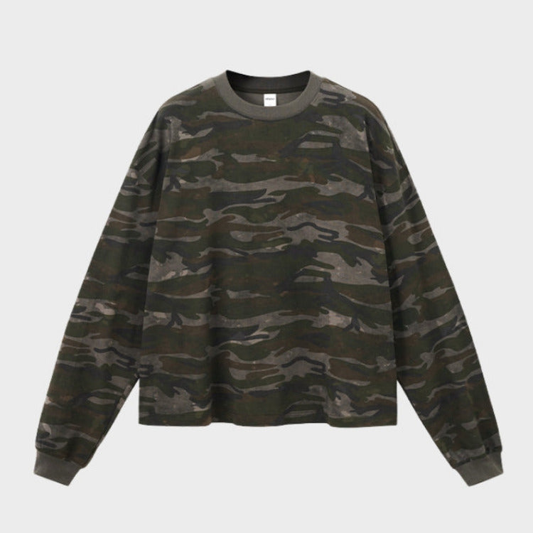 Camo Boxy Fit Longsleeve