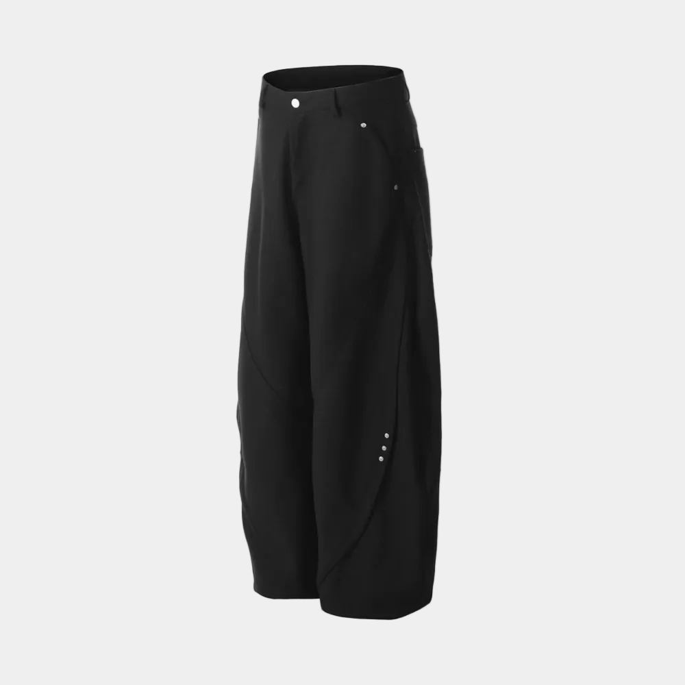 Retro Unisex Barrel Baggy Pants