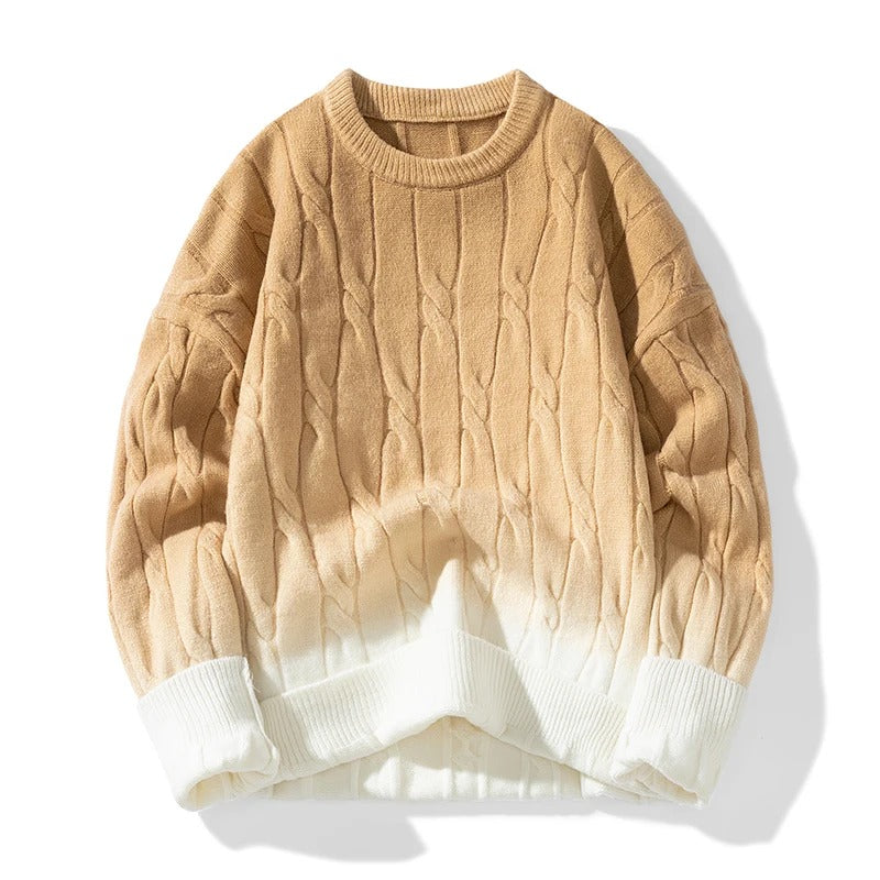 Premium Gradient Knit Pullover