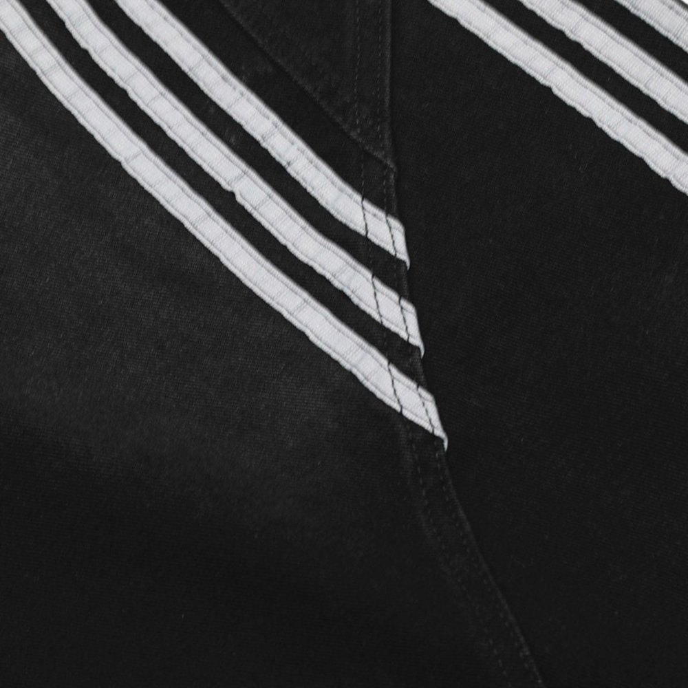 Denim Striped Barrel Jeans - Black