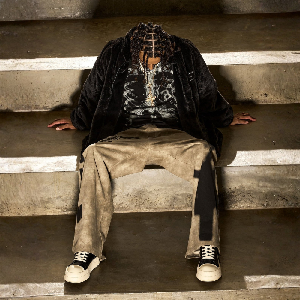 Skeleton Waffle Sweatshirt - Apricot