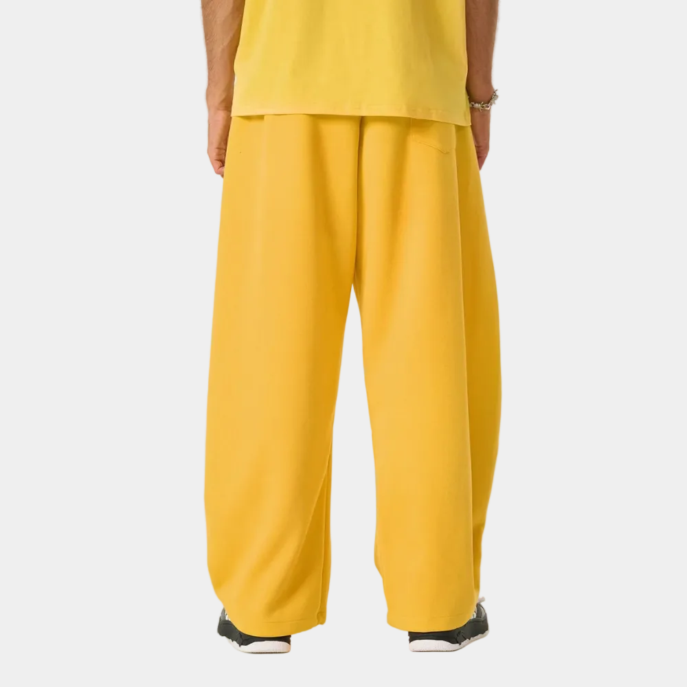 Fleece Vintage Side Stripe Drape Paratrooper Machete Wide Leg Pants