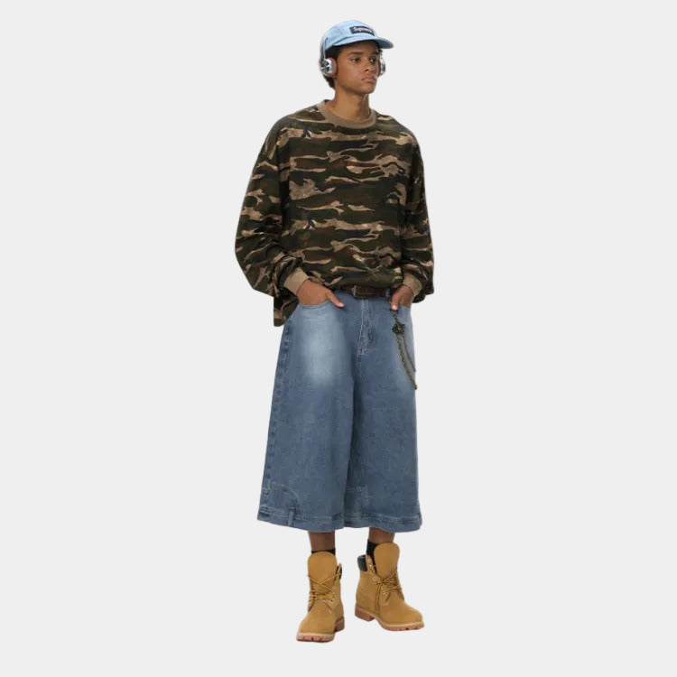 Camo Boxy Fit Longsleeve