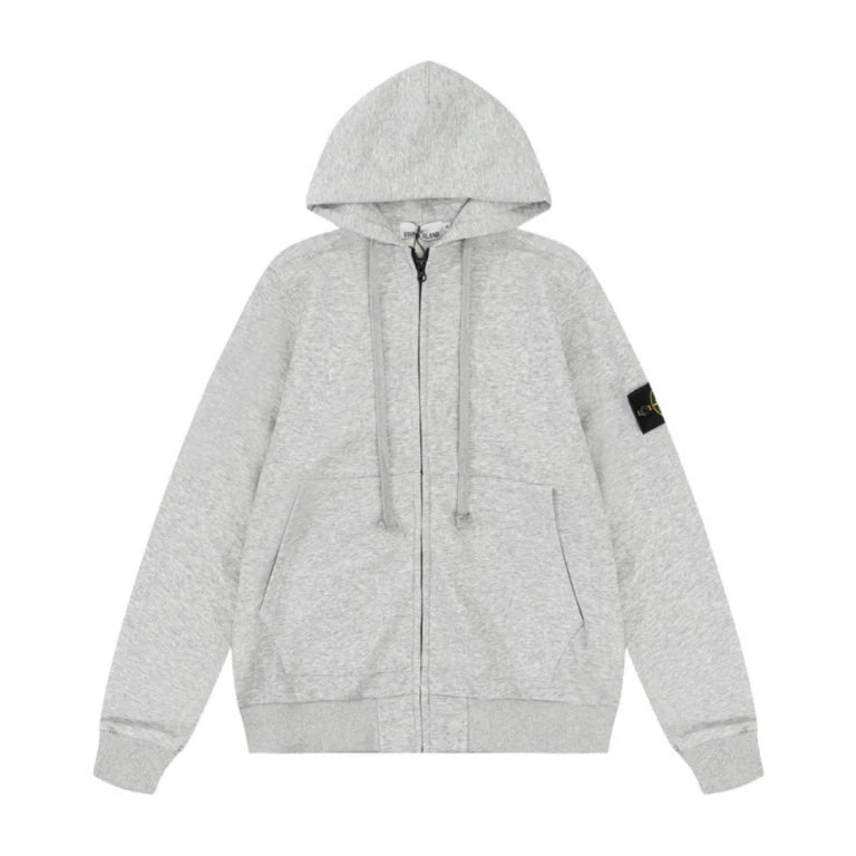 Stone Hooded Jacket