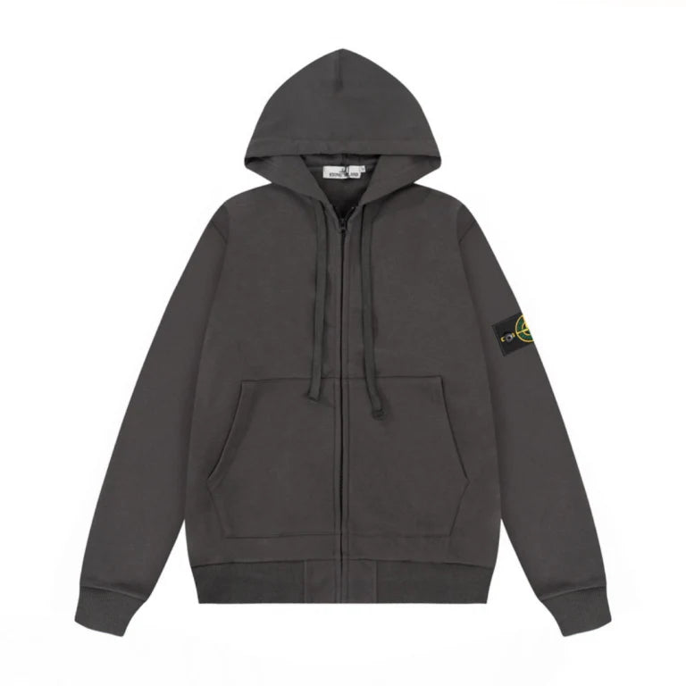 Stone Hooded Jacket