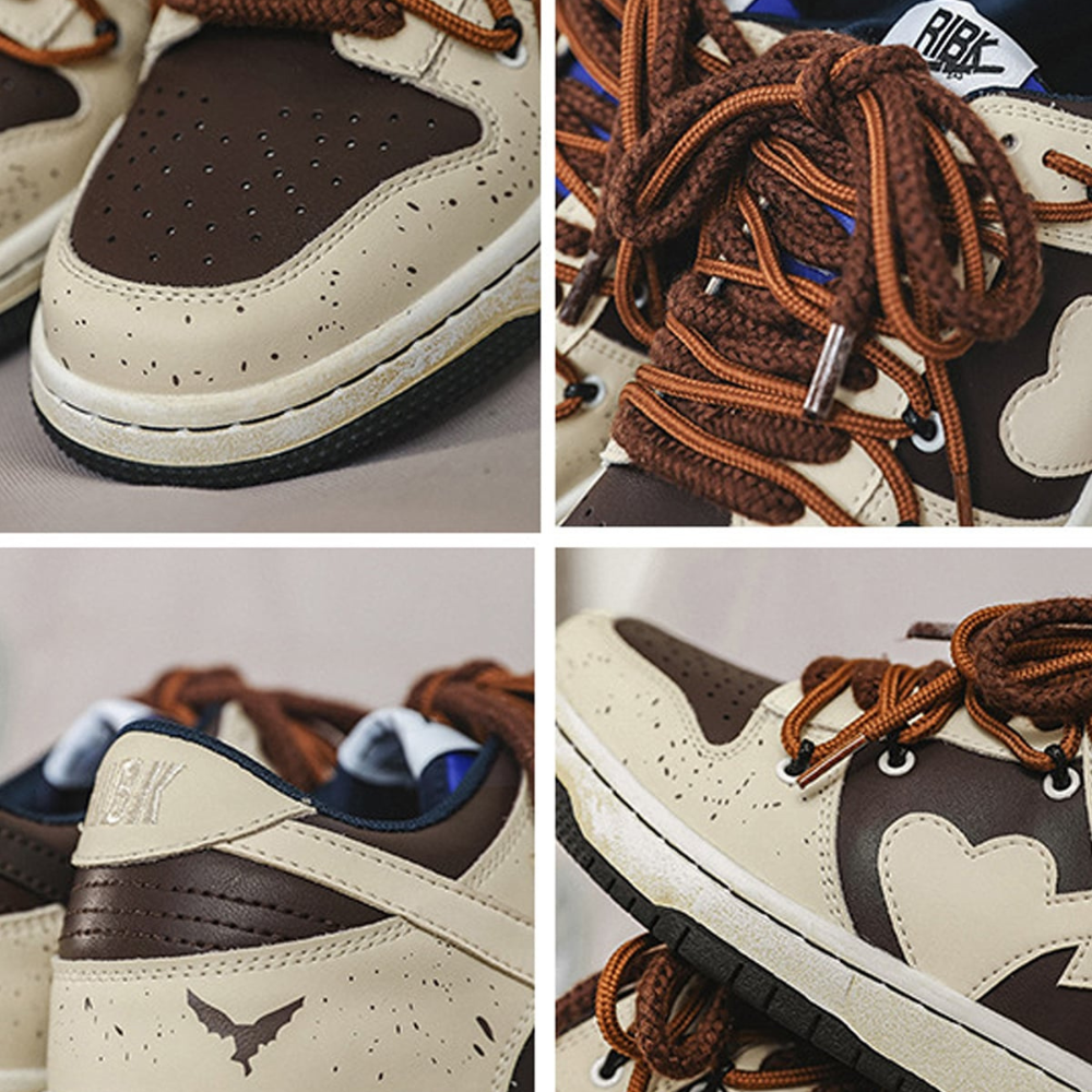 High Street Love Sneakers - Brown