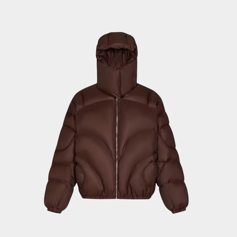 Heavy Padded Puffer - Brown