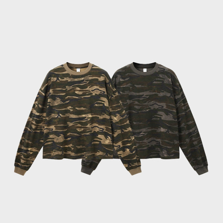 Camo Boxy Fit Longsleeve