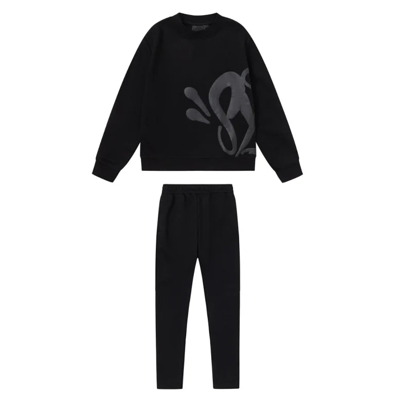 Syna World Triple Black Tracksuit