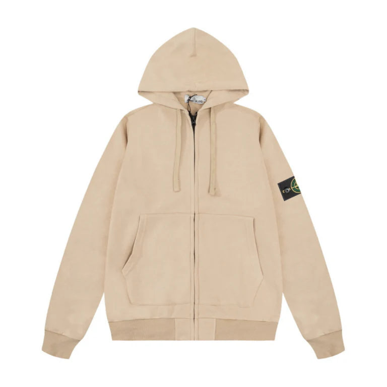Stone Hooded Jacket