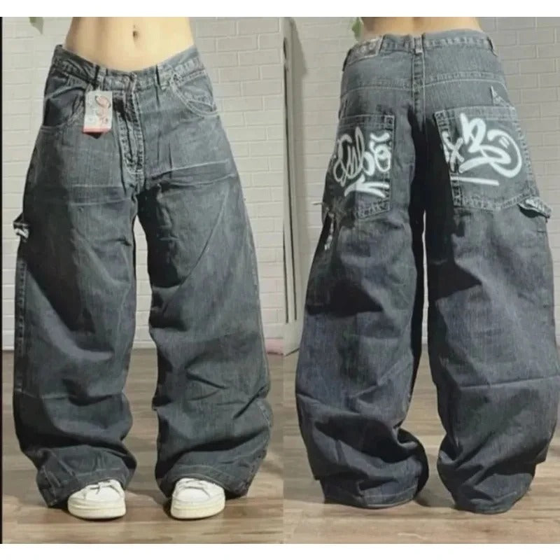 High-Waist Edge Jeans