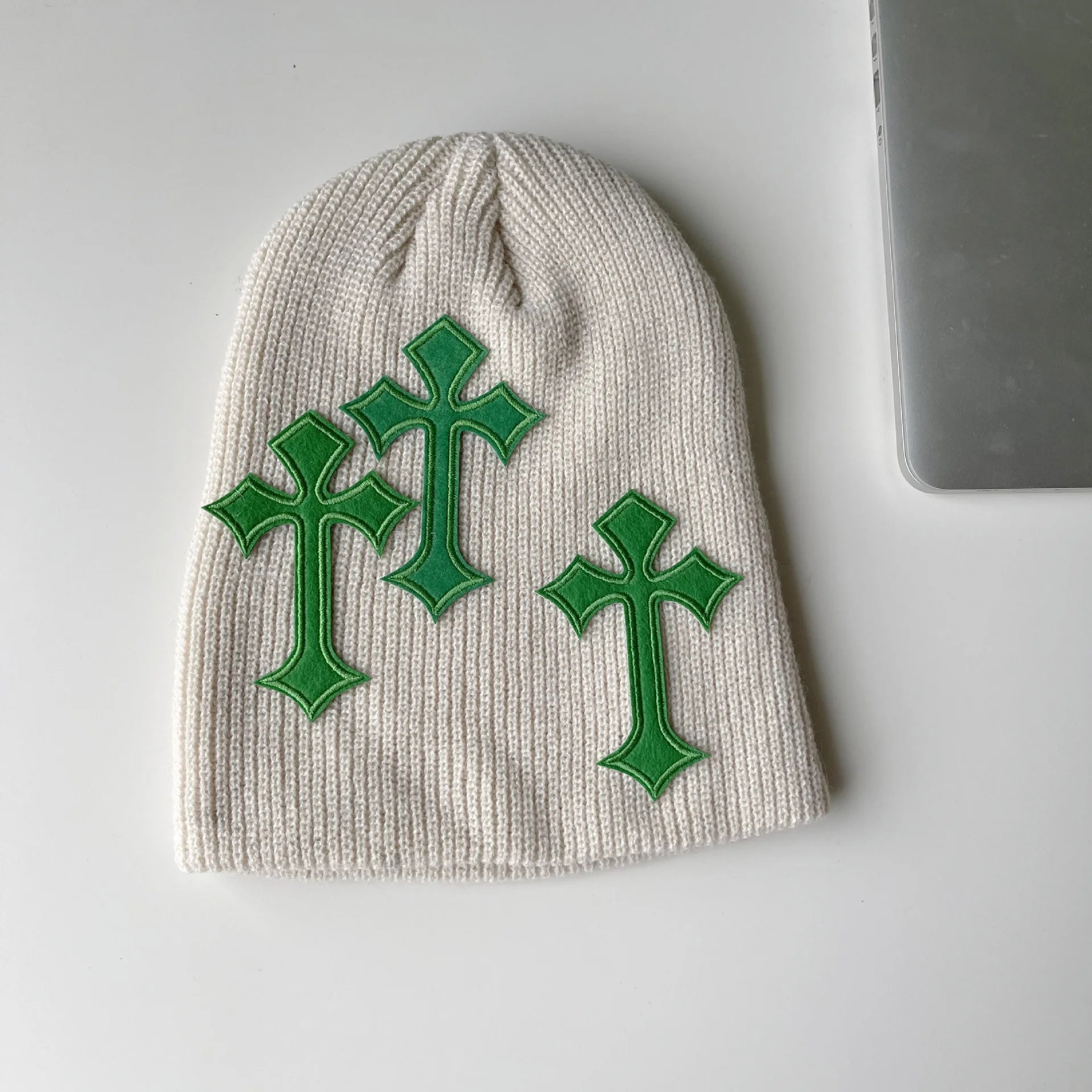 Crossed Beanie