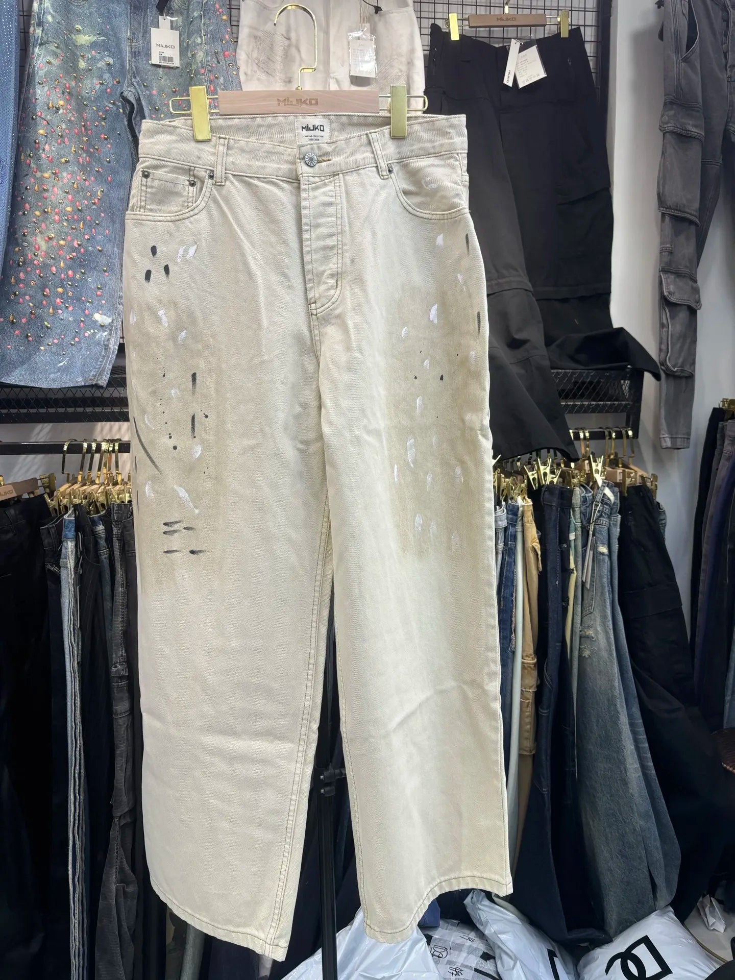 Splatter Baggy Jeans