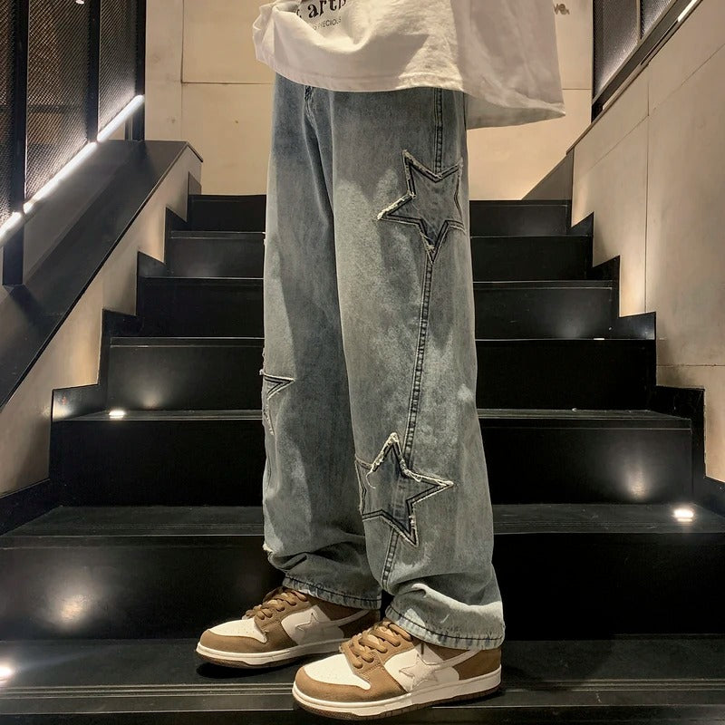 Wide-Leg Streetwear Jeans