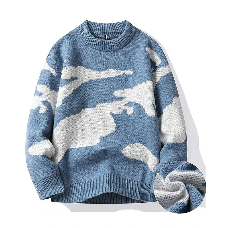 Cloudy Knitted Sweater - Valento Fashion