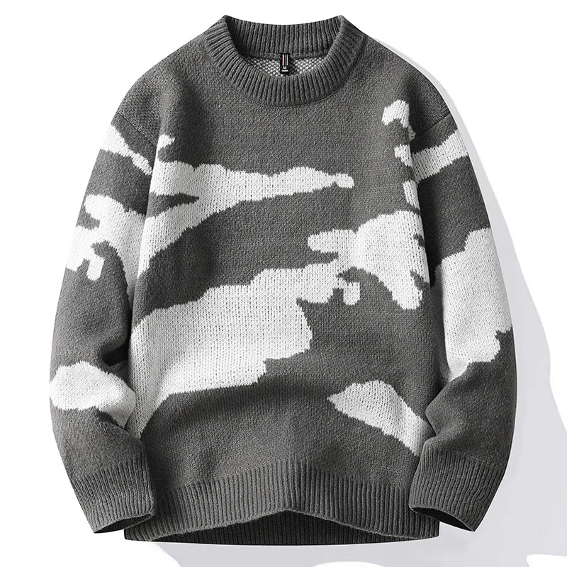 Cloudy Knitted Sweater - Valento Fashion