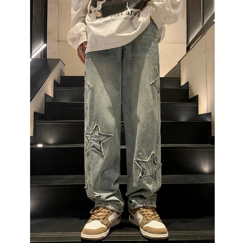 Wide-Leg Streetwear Jeans