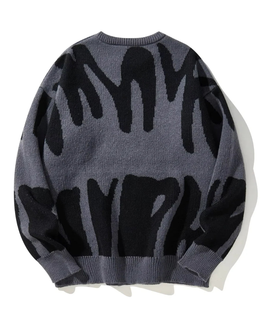 Midnight Knitted Sweater - Valento Fashion